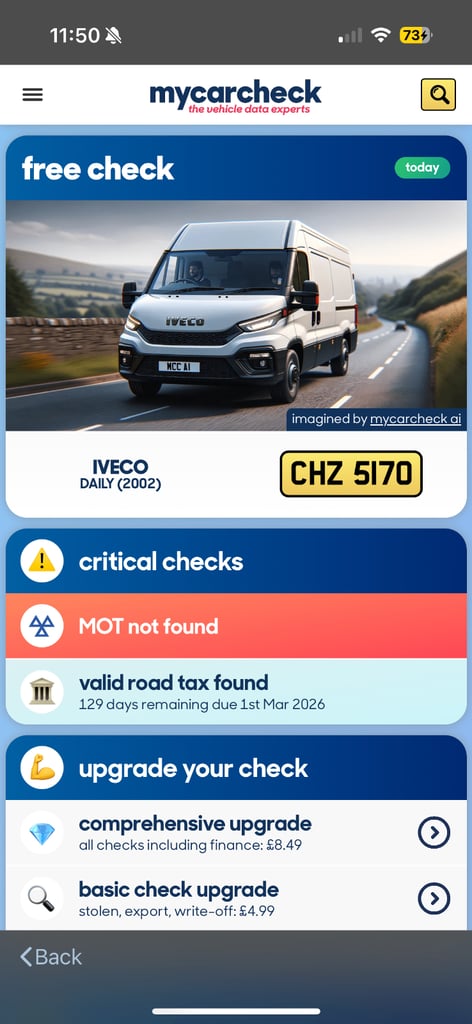 Iveco Daily Camper Full MOT