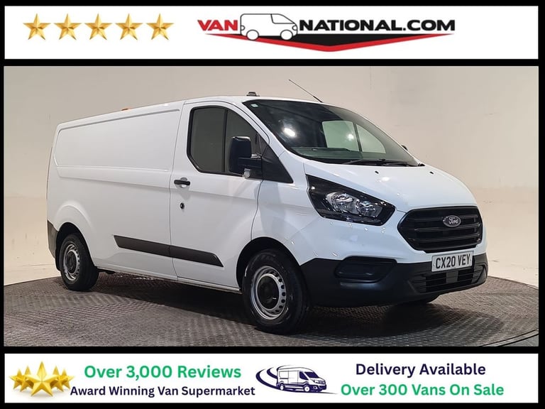 2020 20 FORD TRANSIT CUSTOM 2.0 300 ECOBLUE LEADER PANEL VAN 5DR L2 H1 LWB EURO 