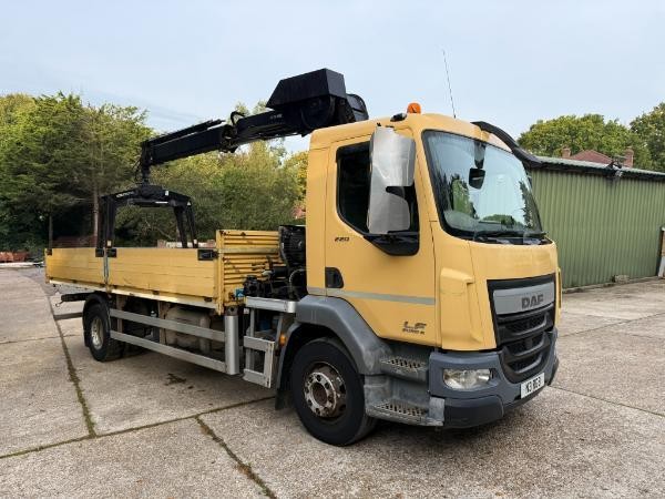 image for Daf LF220 Frontend Remote Block Grab Crane 18ft Dropside Body