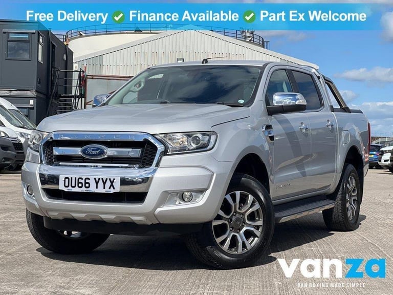 2016 Ford Ranger 2.2 LIMITED 4X4 DCB TDCI 4d 158 BHP PICK UP Diesel Automatic
