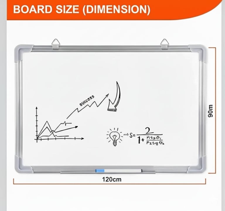 Whiteboards 120 x 90 cm 