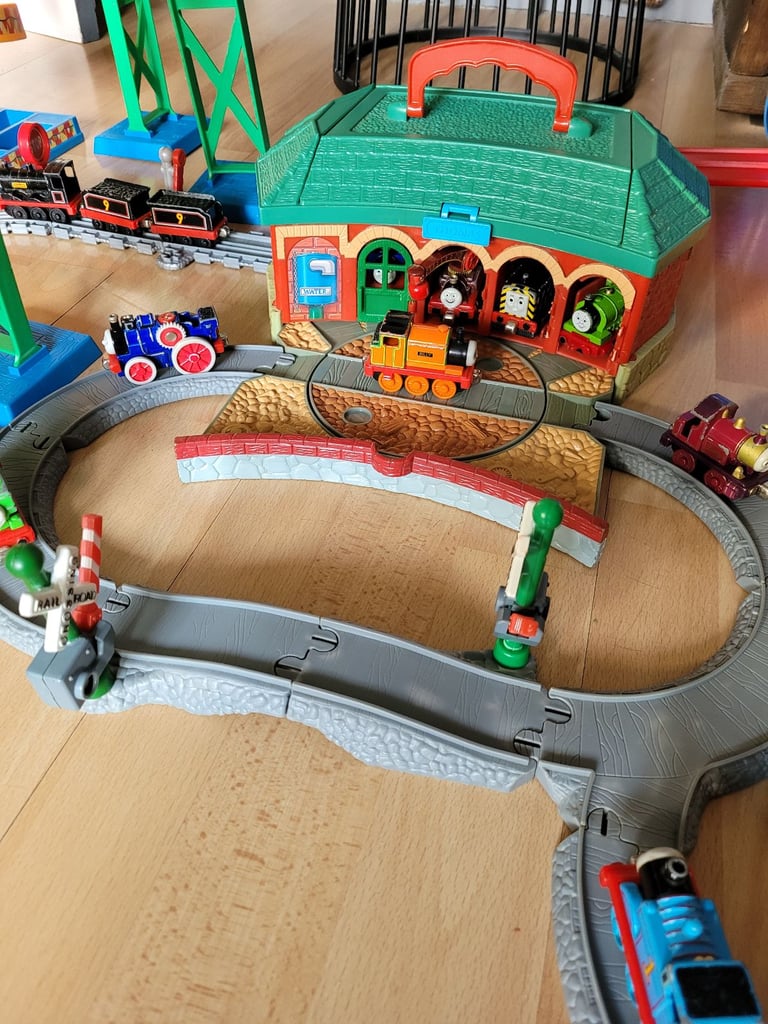 image for Take Along Thomas & Friends Bundle Includes Sets, Track, Diecast Trains & Friends
