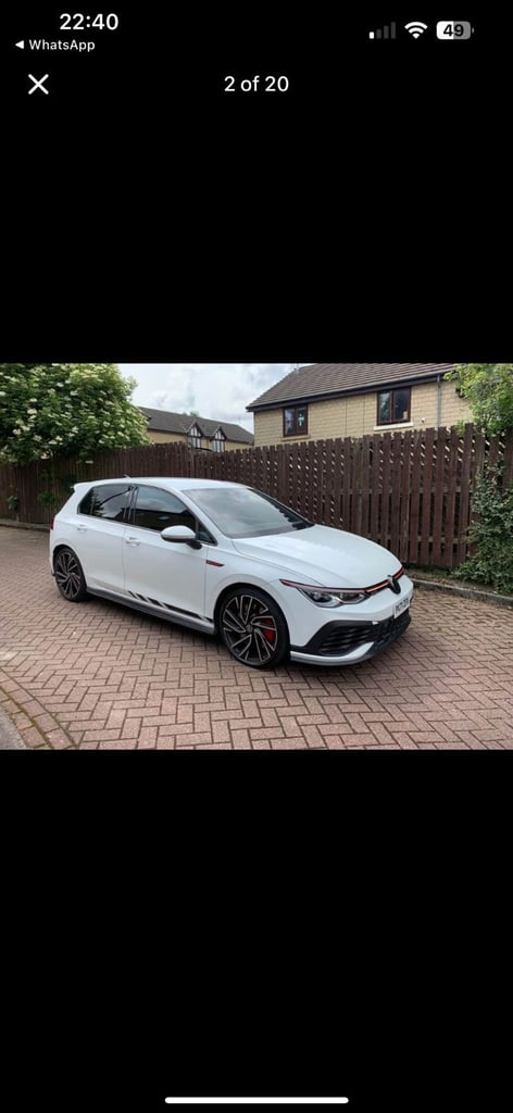 GOLF GTI CLUBSPORT MK8 RARE NURBURG MODE MINT CAR 