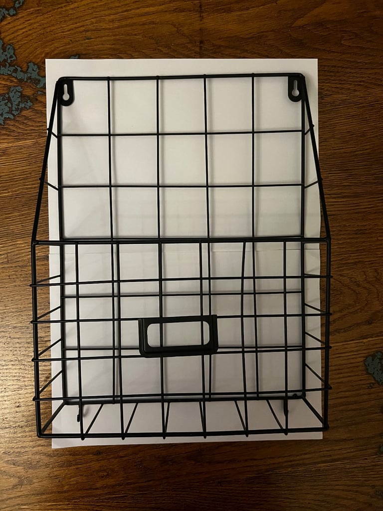 Wire wall mounted magazine holder/post rack