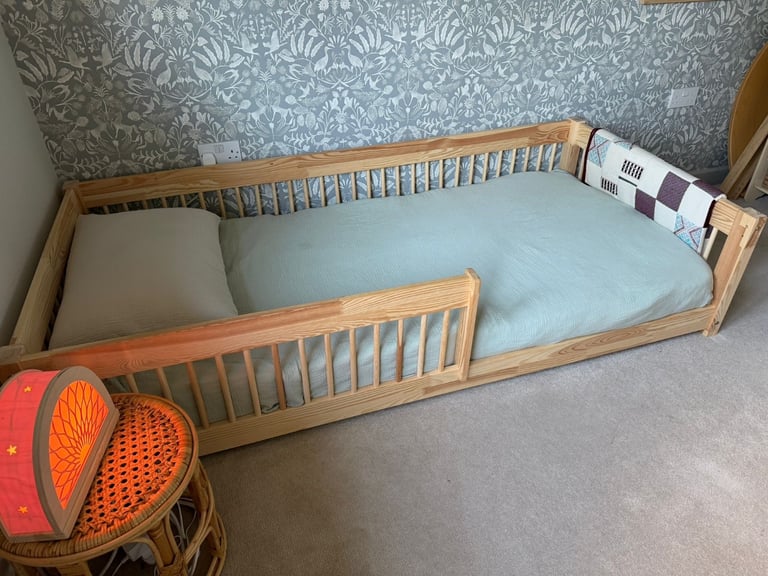 Gorgeous Tree Tale Single Montessori Kids Floor Beds - Wooden pine frame