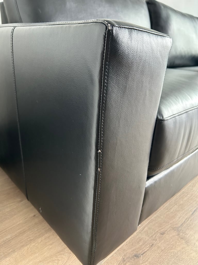Black Leather Couch