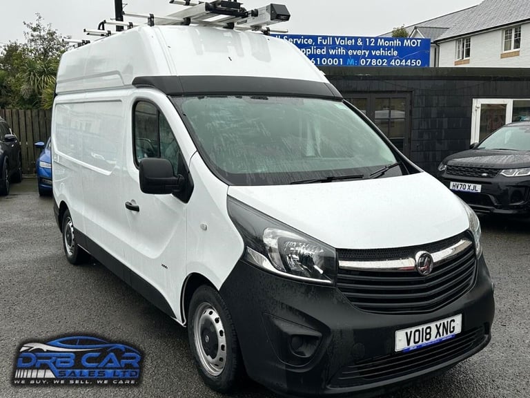 2018 Vauxhall Vivaro 1.6 CDTi 2900 BiTurbo ecoTEC L2 H2 Euro 6 (s/s) 5dr PANEL VAN Diesel Manual