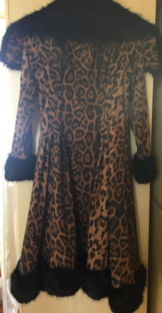 NEW 'COLLECTIF VINTAGE' LEOPARD PRINT FLARE COAT!