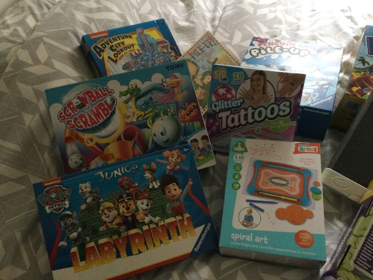 Box games, creative hobbies, creative building and drawing sets. For all ages 2 uowards