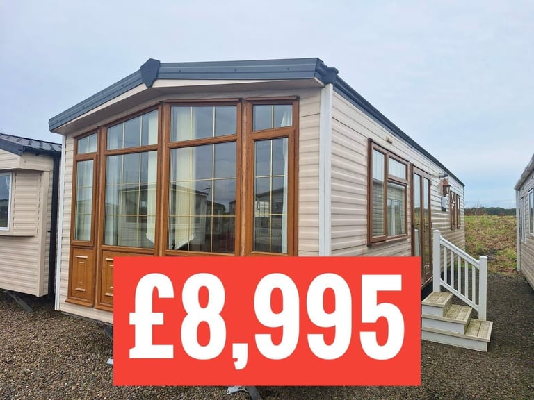 OFF SITE static caravan Scotland double glazed & heated Cosalt Strathmore