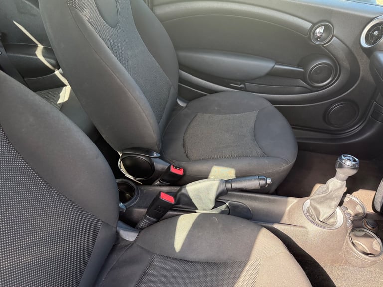 2012 (62) Mini One 1.6 Petrol Black with Black/Grey Interior ,1 Previous Owner