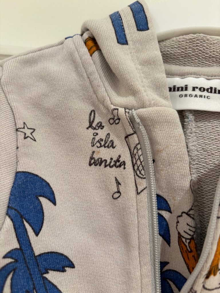 Mini Rodini cool monkey jump suit size 80/86 in good condition