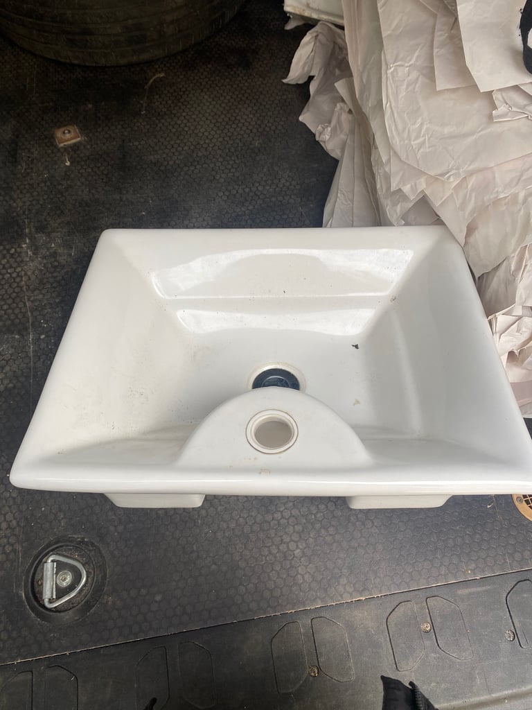 Sink basin bathroom sink white basin