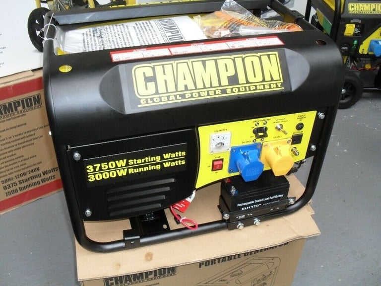 CPG4000E1 Champion CPG4000E1 - 3.5kW Petrol Generator with electric start, Drumaness, Ballynahinch