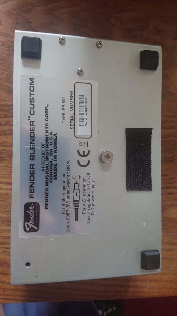 Fender Blender Fuzz Guitar Pedal