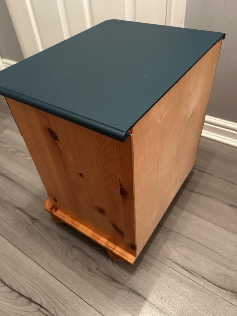 Pine bedside drawers x 2 
