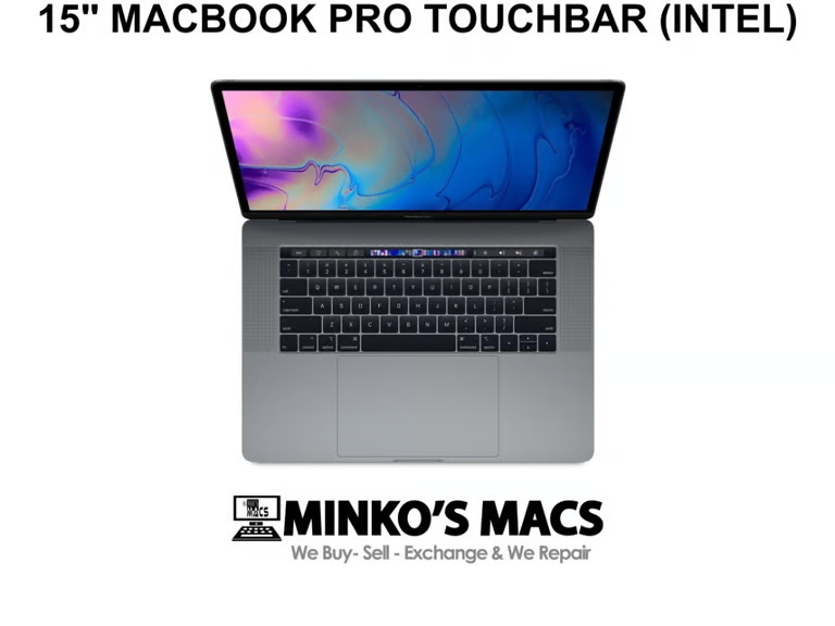 Apple MacBook Pro Touch-Bar 15'' Retina Six Core i7 2.6GHz 16gb Ram 500GB SSD Logic Pro 11 Adobe