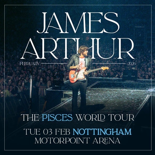 James Arthur - The Pisces World Tour Concert Ticket.