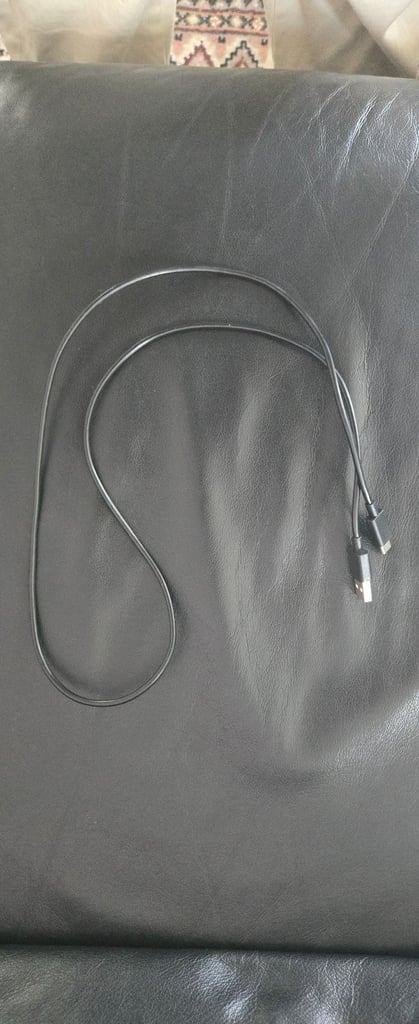 Black USB to Type C cable Cord / wire 