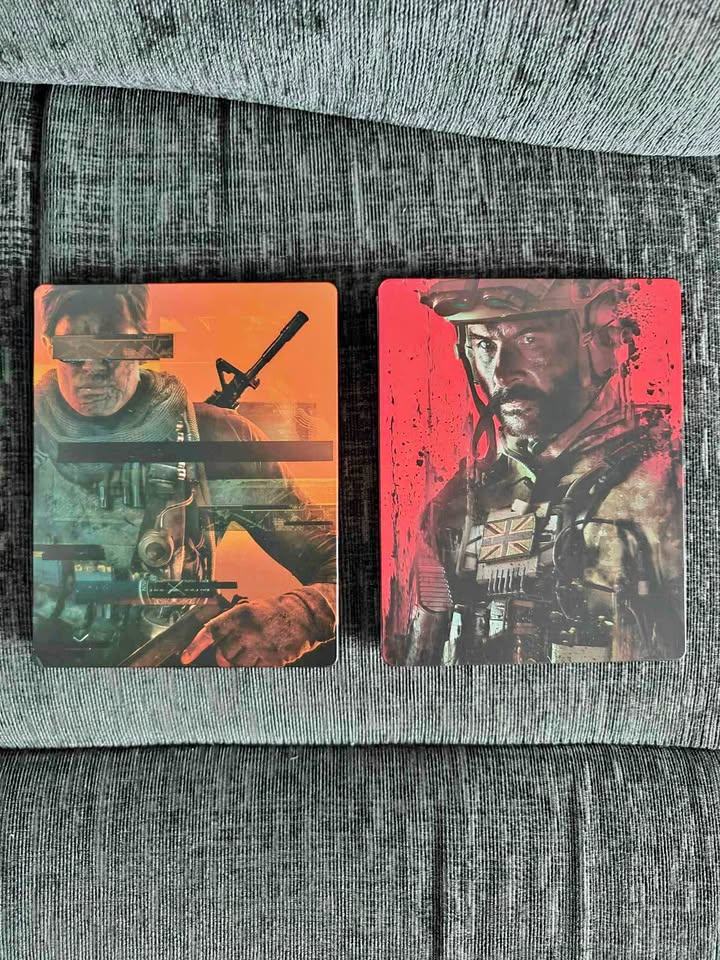 PS5 Call of Duty Black Ops 6 & Modern Warfare 3 Steelbook Edition includes game discs