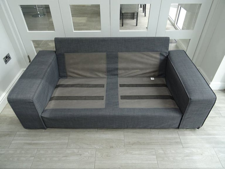 RRP:£1058 2x IKEA KIVIK TWO SEAT SKIFEBO DARK GREY MATCHING SOFA SUITE LONDON DELIVERY (DFS)