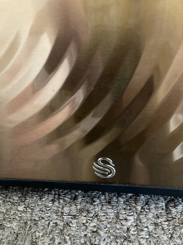 Swan brushed copper colour two slice toaster