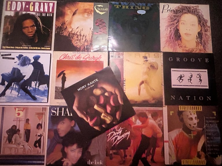 Vinyl records job lot 80s Albums 