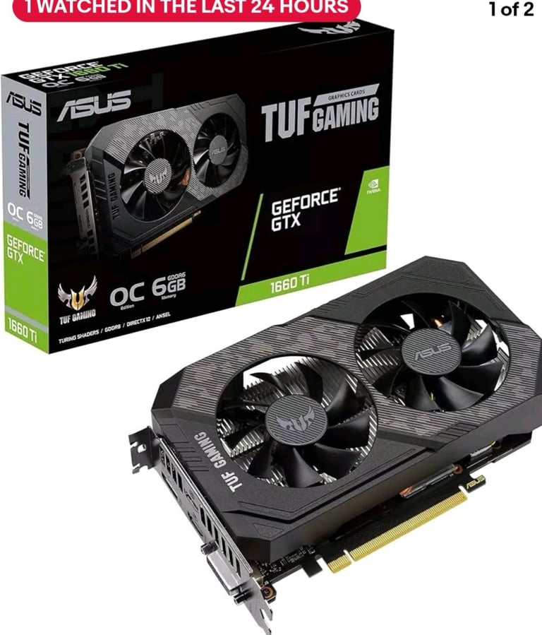 ASUS NVIDIA GEFORCE GTX 1660S 6GB GDDR6 GRAPHICS CARD
