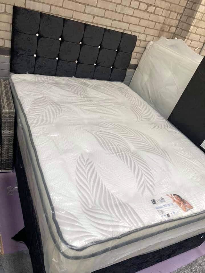 Divan Double (Single / King Size) Bed+Mattress CLEARANCE SALE ON BRAND NEW BEDS WITH MATTRESSES