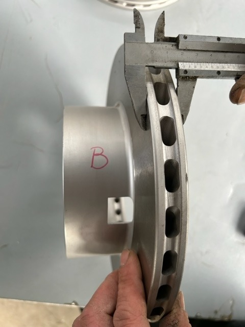 Front or rear brake discs for Lamborghini Urraco