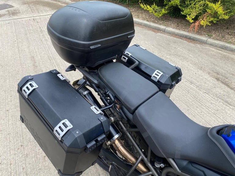 2015 65 TRIUMPH TIGER 800 XCX BLUE FULL LUGGAGE ABS ENDURO ADVENTURE TOURER