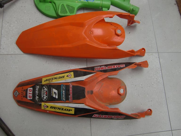 Motocross. Acerbis parts. KTM mudguards. £5 the lot