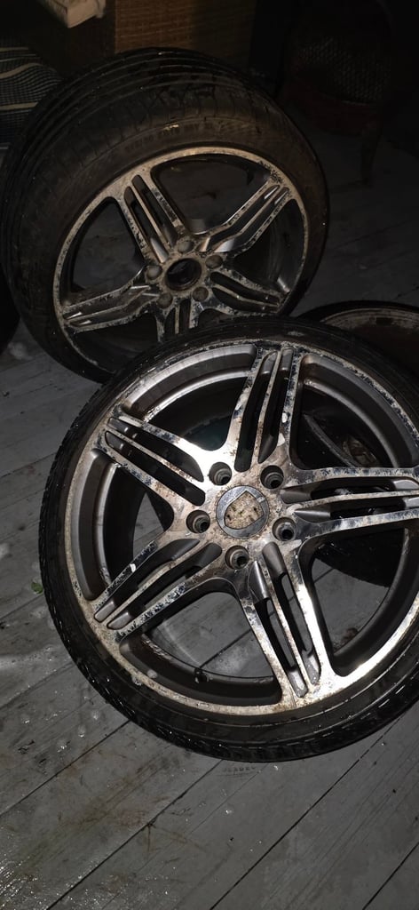 Porsche 911 turbo 5x130 wheels + tyres