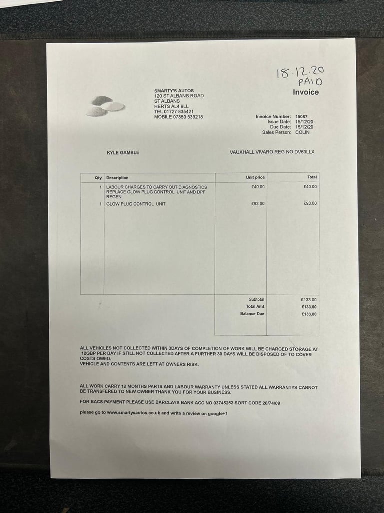 2013 Vauxhall Vivaro 2.0 2900 CDTi Sportive FWD L3 4dr PANEL VAN Diesel Manual