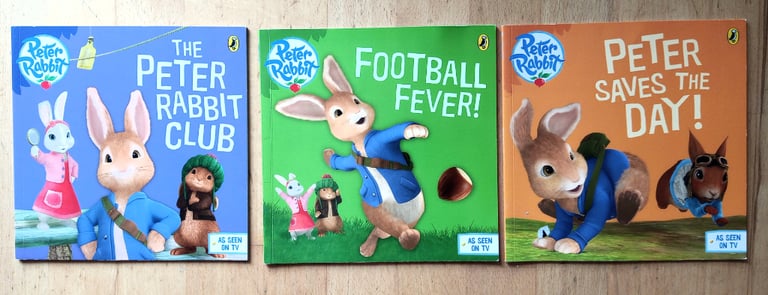Kids Book's:Peter Rabbit set of 3🐰🥕