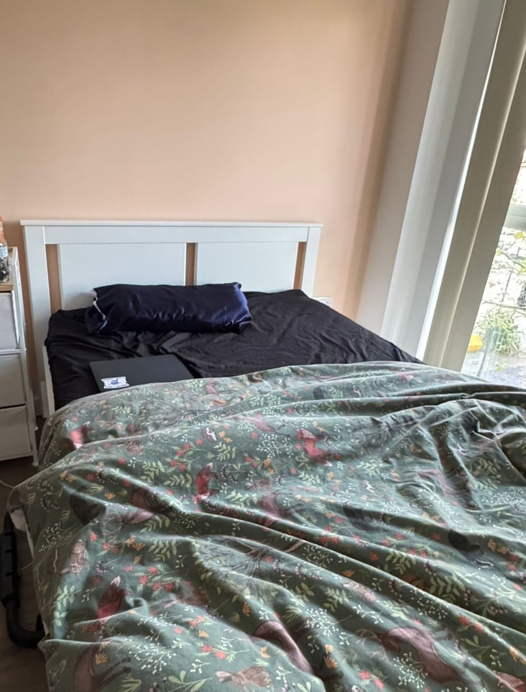 image for Ikea Songesand Bed Frame with Amazon Mattress