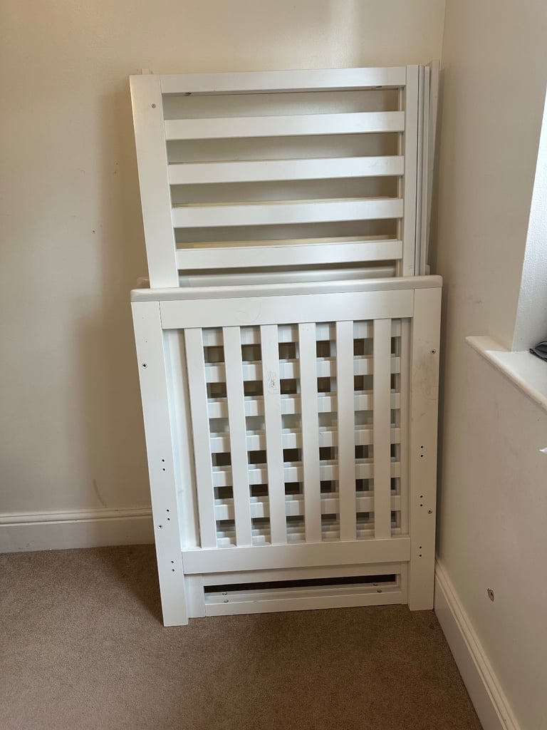 John Lewis Charlotte Cotbed, White Mint Condition 