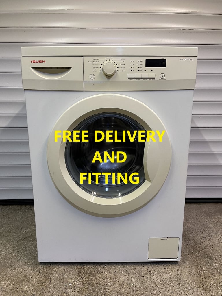 image for BUSH DIGITAL 6KG WASHING MACHINE - FREE DELIVERY AND FITTING - 1400 SPIN WASHER