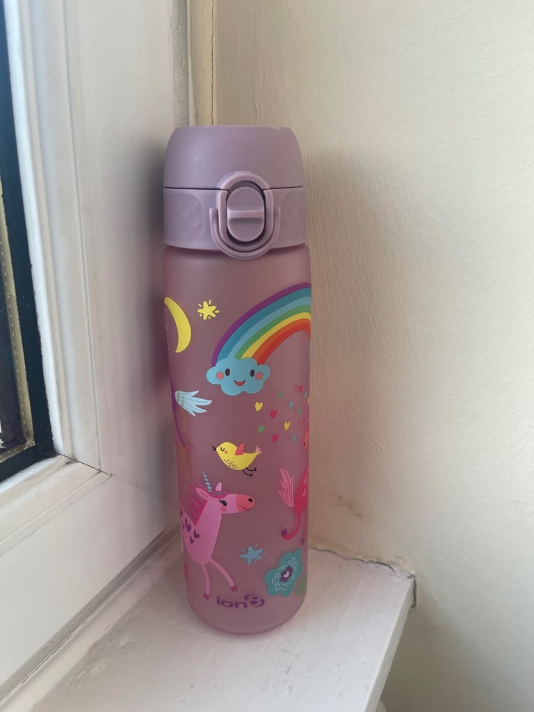 image for Ion8 Water Bottle, 500ml/18oz, Slim Leak Proof & BPA-Free
