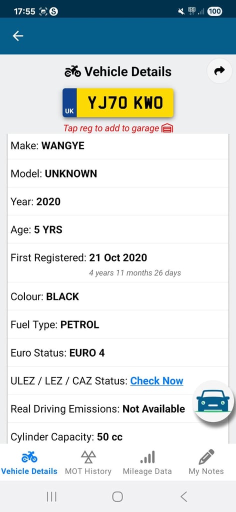 2020 Wangye 50cc scooter