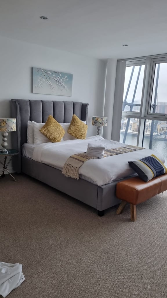 Aruaora Storage Bed Double And King Size in Grey Color | in Pendlebury