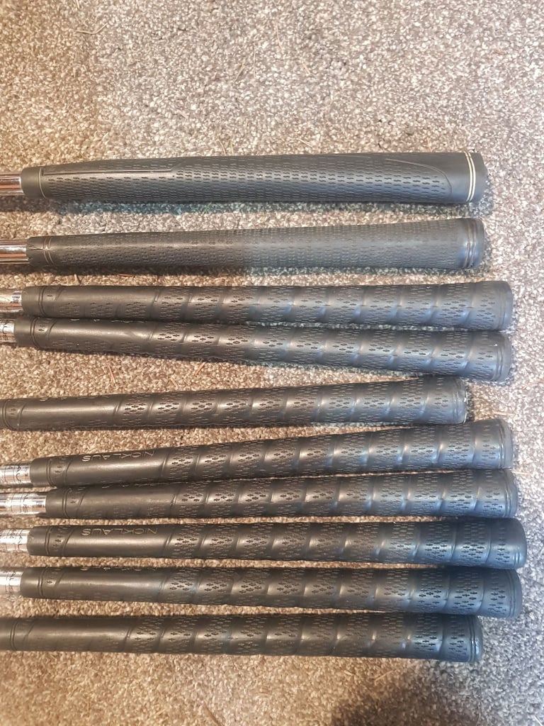 Full set Jack Nicklaus AIR BEAR irons, Ram Driver  Hippo  bag  