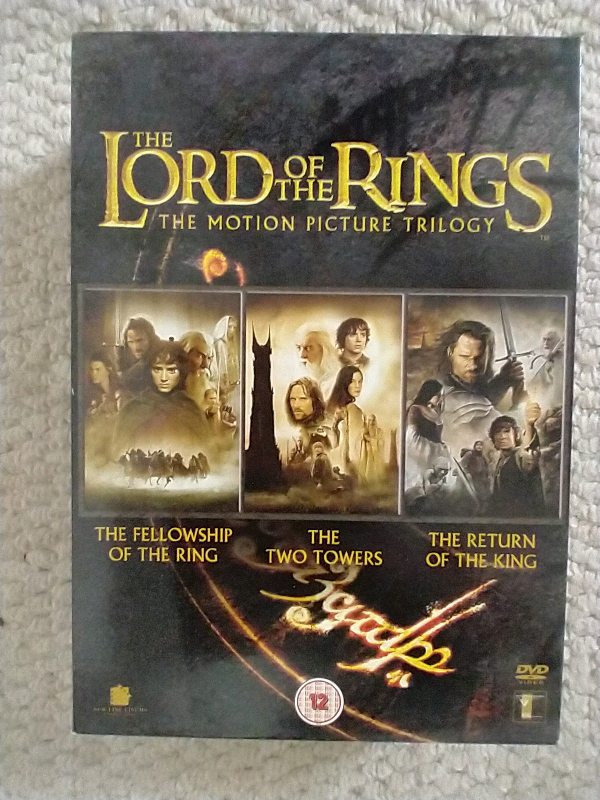 Lord of the rings Trilogy boxed Dvds 