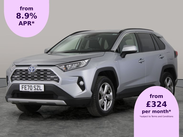 2020 Toyota RAV4 2.5 VVT-h Design SUV 5dr Petrol Hybrid CVT Euro 6 (s/s) (218 ps) - REVERSE  Suv ...