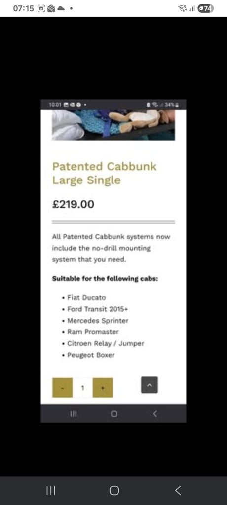 Cab Bunk Bed (single) 