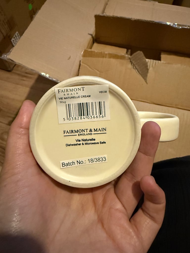 Fairmont & Main Cream Mugs (Set of 6)