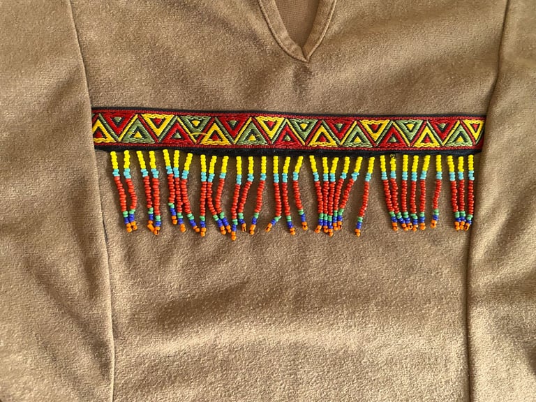 HALLOWEEN KIDS NATIVE AMERICAN INDIAN KIDS DRESS UP COSTUME BLOOMING MARVELLOUS AGE 3-4 YEARS 