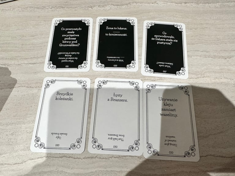 Gentleman's Cards