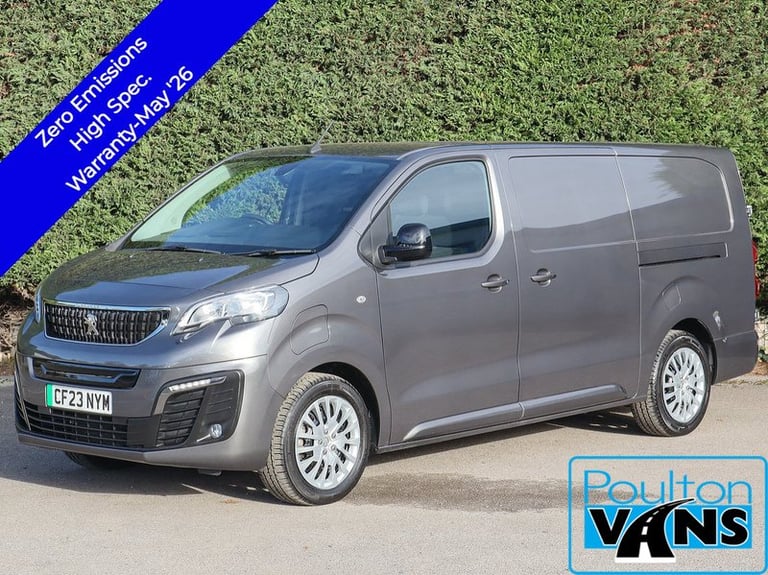 2023 Peugeot e-Expert Asphalt Premium + 75KW Electric AUTO L2 Long Panel Van, Hi Spec, Warranty T...