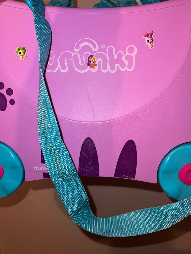 Used kids Purple Trunki Ride on 